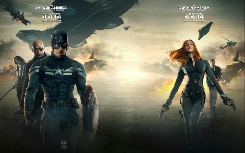 captain america 2 wallpaper black widow